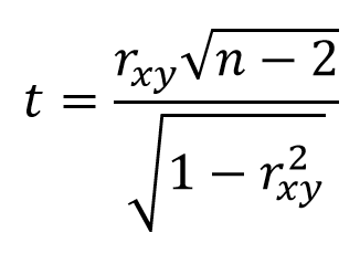 t-value formula