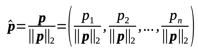 Unit Vector Formula
