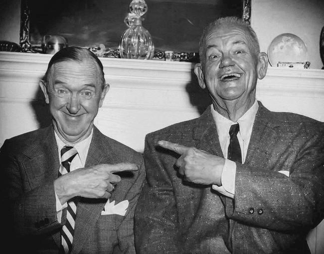Stan Laurel and Oliver Hardy